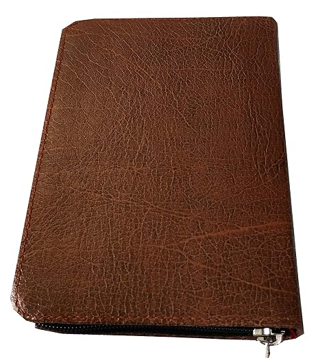 NIV Mini Compact Bible Thumb index/ZIP Brown (Red Letter) Contains Old and New Testament BSI Imitation Leather