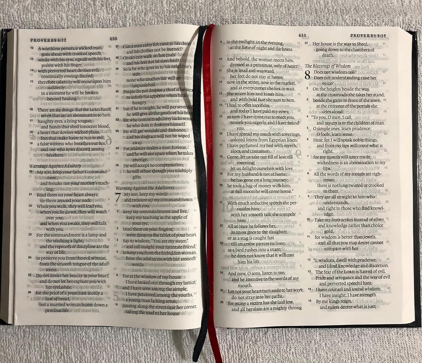 THE HOLY BIBLE (ESV) LARGE PRINT EDITION Contains Old and New Testament BSI Hardcover