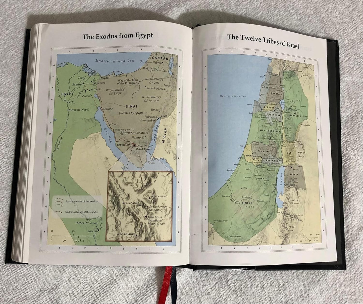 THE HOLY BIBLE (ESV) LARGE PRINT EDITION Contains Old and New Testament BSI Hardcover