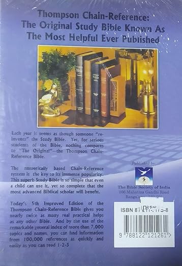 THOMPSON CHAIN-REFERENCE BIBLE (5th improved red letter edition) Hardcover