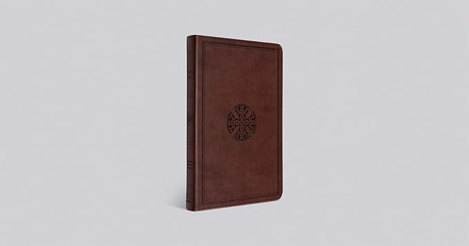 ESV Value Thinline Bible (Trutone, Brown, Mosaic Cross Design) Imitation Leather