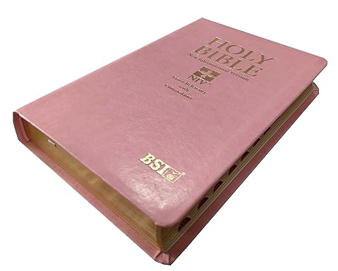 Bible Dy PU L Pink (Amity) New International Version (NIV) Red Letter Cross-Reference with Concordance BSI Leather Bound