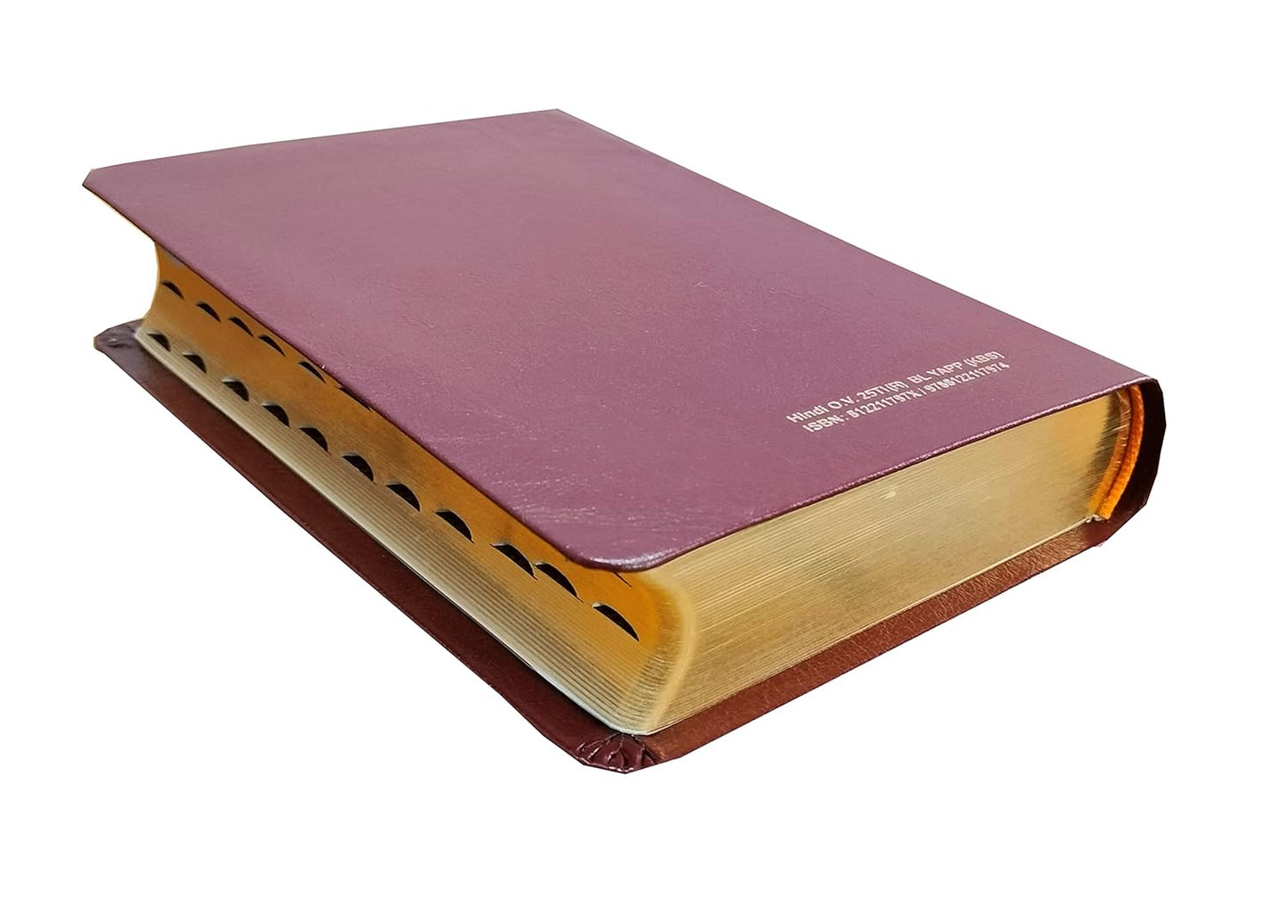 Hindi O.V. 25TI(R) Compact Bible Yapp (KBS) Brown Korean Print Containing Old and new Testament BSI Leather Boun