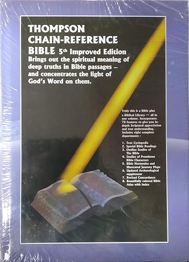 THOMPSON CHAIN-REFERENCE BIBLE (5th improved red letter edition) Hardcover