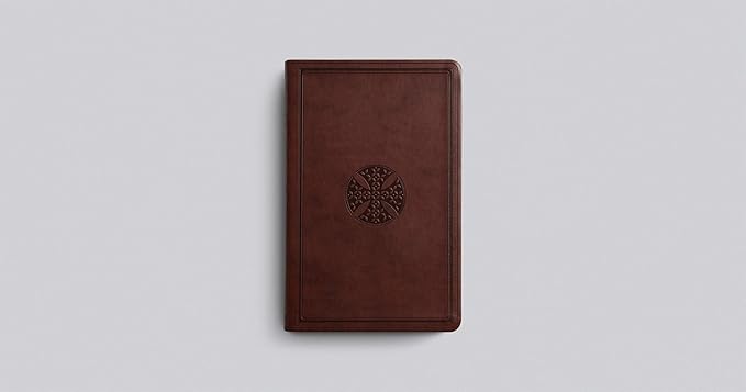 ESV Value Thinline Bible (Trutone, Brown, Mosaic Cross Design) Imitation Leather