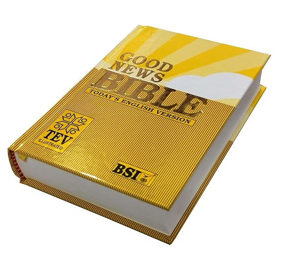 GNB (Good News Bible) Today's English Version HB (Yellow) Illustration/Index Regular Size 2024 Contains Old and Testament BSI Imitation Leather