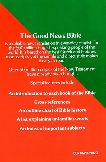 Bible: Good News Bible Paperback
