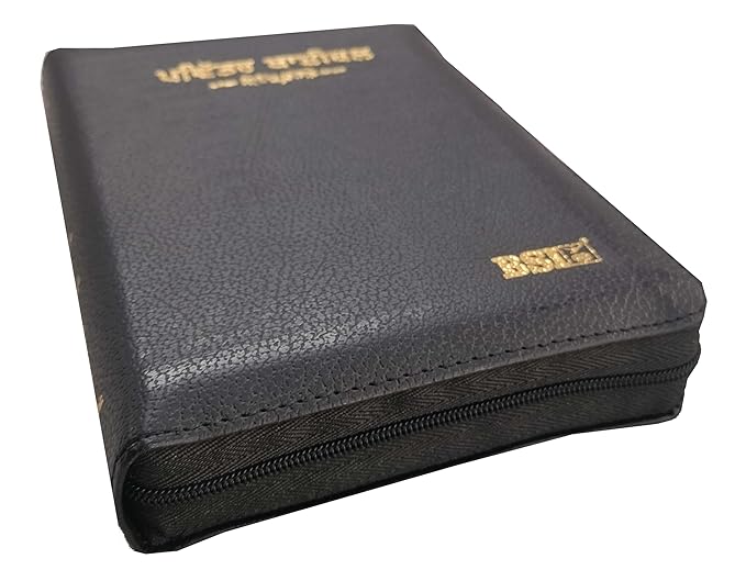 Punjabi Bible Compact Black Vinyl With Zip/Index Contains Old and New Testament