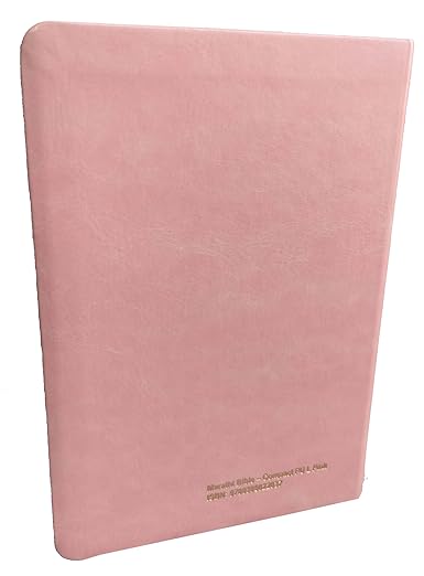 Marathi (R.V.) Bible Compact Thumb Index (PU L Pink Yapp) Contains Old and New testament Leather Bound