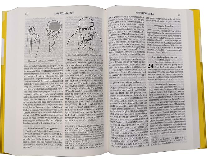 GNB (Good News Bible) Today's English Version HB (Yellow) Illustration/Index Regular Size 2024 Contains Old and Testament BSI Imitation Leather