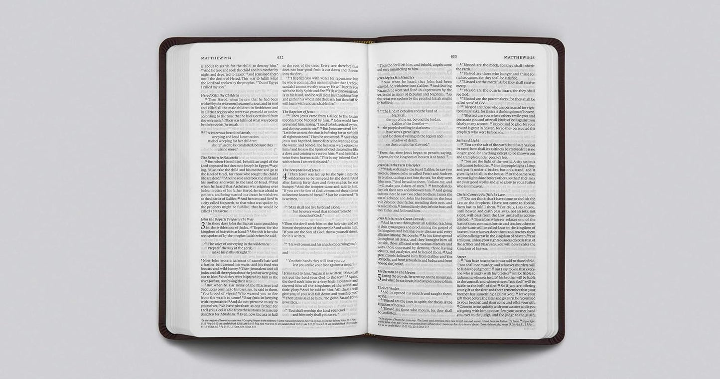 ESV Value Thinline Bible (Trutone, Chestnut, Filigree Design) Imitation Leather