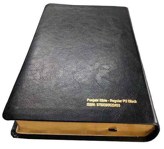 Holy Bible Punjabi- (O.V.) New Font '23 Regular PU Black/Thumb Index Contains Old and New Testament Leather Bound