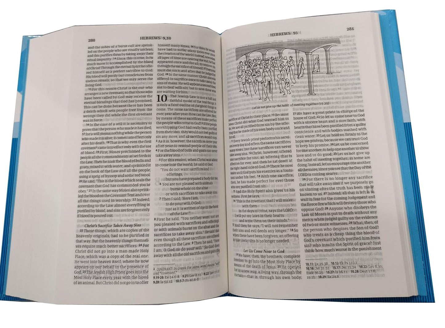GNB (Good News Bible) Today's English Version Hb (Blue) Compact 2024 Contains Old and Testament BSI Hardcover