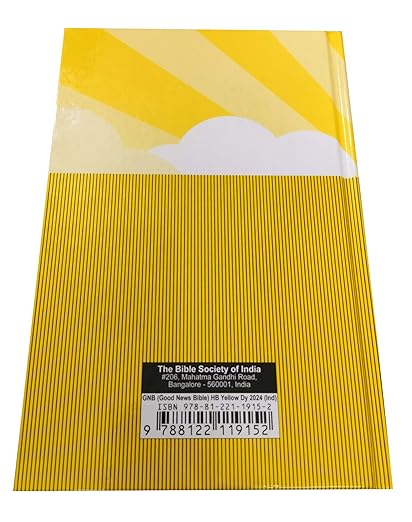 GNB (Good News Bible) Today's English Version HB (Yellow) Illustration/Index Regular Size 2024 Contains Old and Testament BSI Imitation Leather