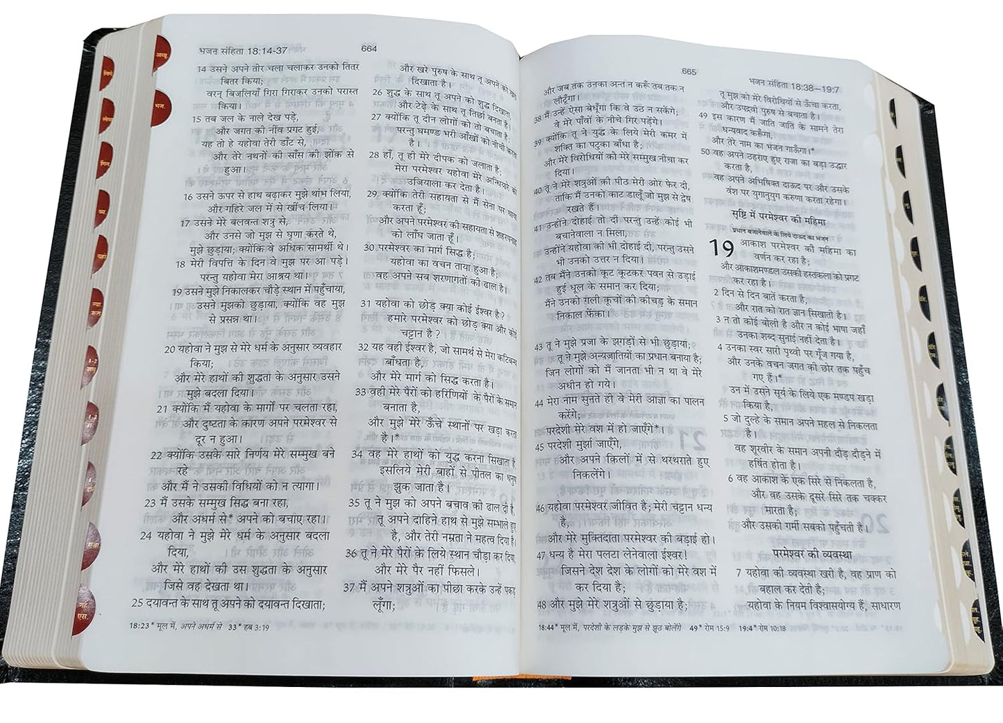 Hindi Bible 55TI O.V. (R) BL Yapp (KBS) Brown Korean Print Contaning Old and New Testament BSI