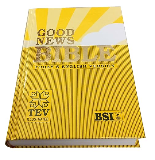 GNB (Good News Bible) Today's English Version HB (Yellow) Illustration/Index Regular Size 2024 Contains Old and Testament BSI Imitation Leather
