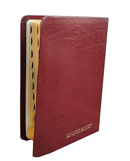 Hindi O.V. 25TI(R) Compact Bible Yapp (KBS) Brown Korean Print Containing Old and new Testament BSI Leather Boun