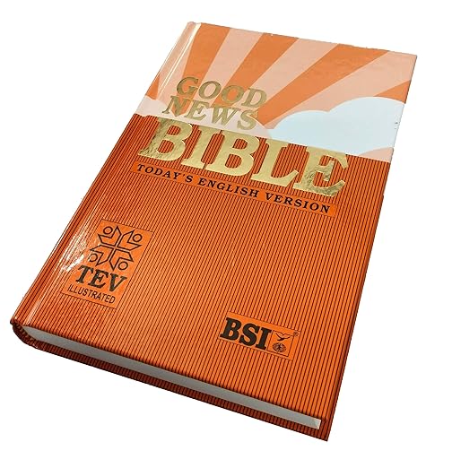 Good News Bible (GNB) Today's English Version Hb (Orange) Illustration Compact 2024 Contains Old and Testament BSI Imitation Leather