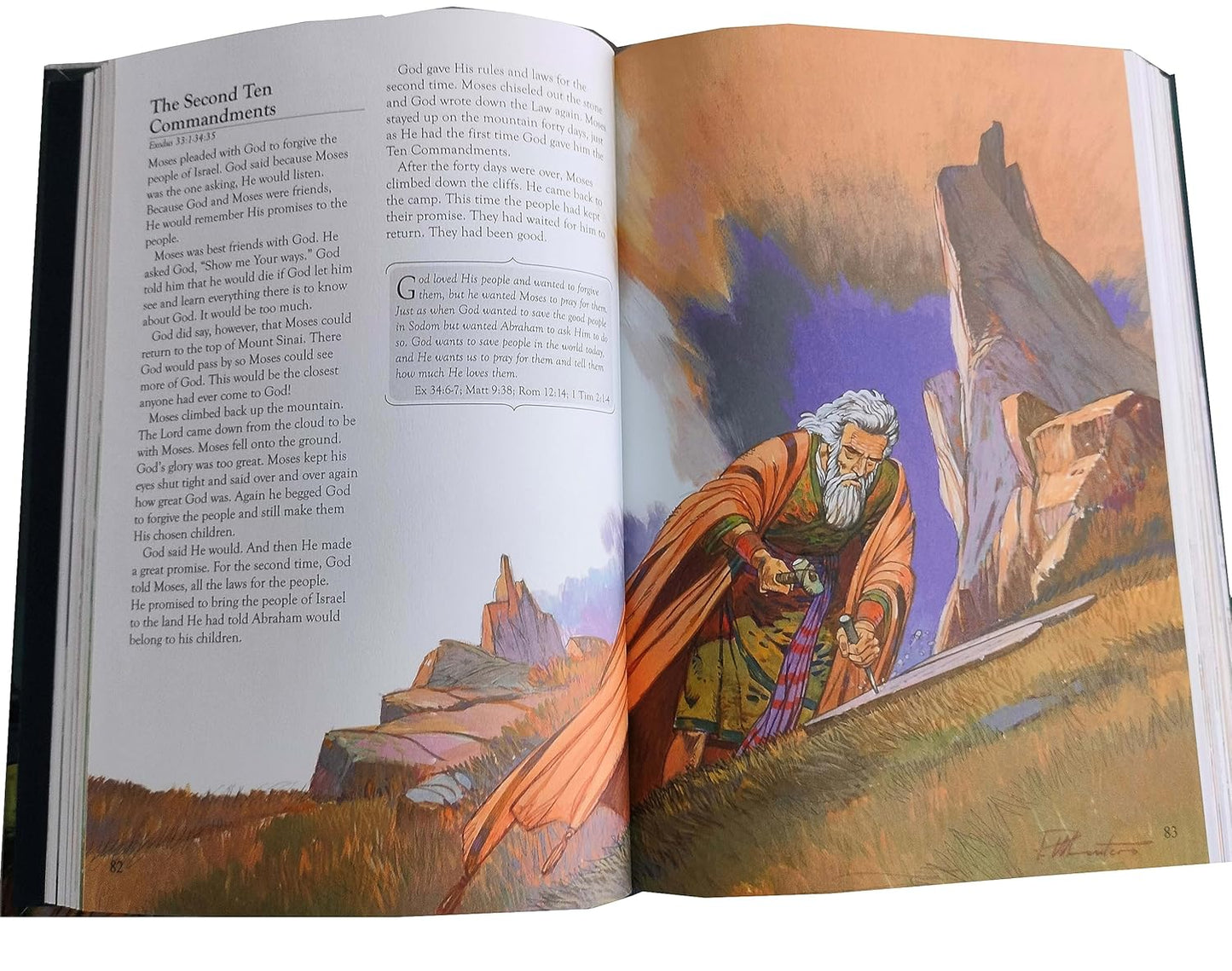The Devotional Children Bible Ilustrated Devotional Text from Old and New Testament